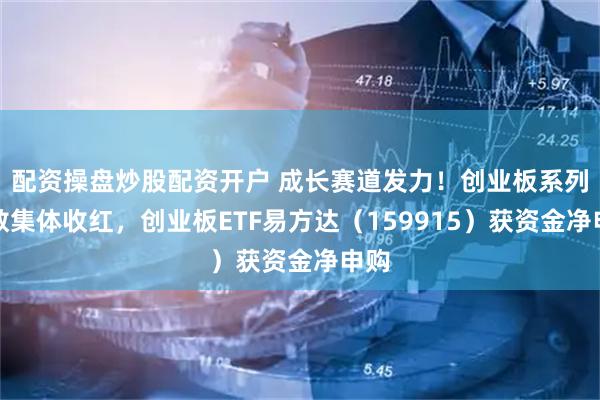 配资操盘炒股配资开户 成长赛道发力！创业板系列指数集体收红，创业板ETF易方达（159915）获资金净申购
